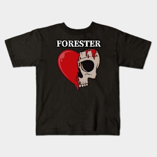 Forester / Skull Love Style Kids T-Shirt